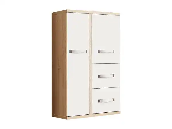 Bild 1 von Bad Hängeschrank Sonoma Eiche - weiß 63 cm - DUCATO