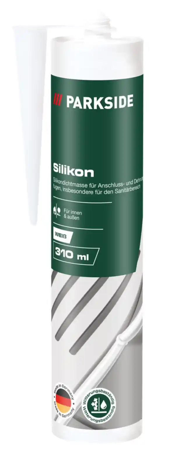 Bild 1 von PARKSIDE® Silikon Weiß, 310-ml-Kartusche