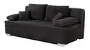 Bild 1 von Schlafsofa schwarz inkl. Topper - Bettkasten 203 cm - LINDAU