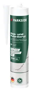 PARKSIDE® Riss- und Putzacryl Weiß, 310-ml-Kartusche