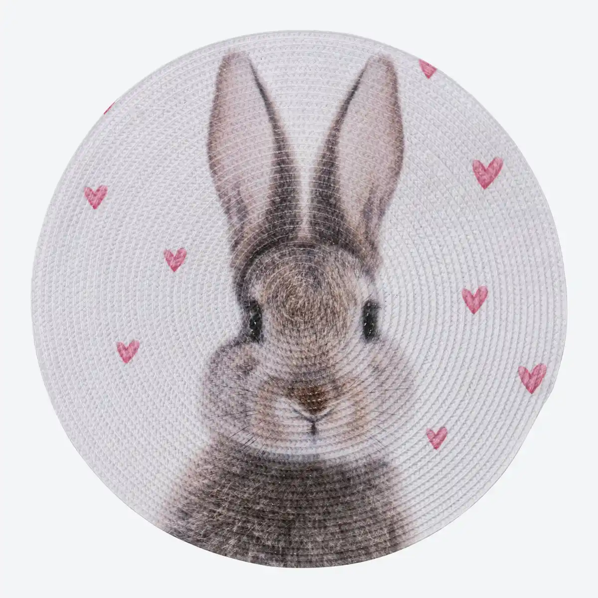 Bild 1 von Platz-Set mit Hasen-Design, Ø ca. 38cm