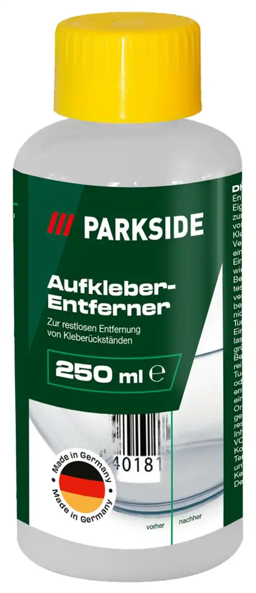 Bild 1 von PARKSIDE® Aufkleber-Entferner, 250-ml-Flasche