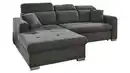 Bild 1 von Ecksofa mit Schlaffunktion grau Bettkasten 244 cm - SIGNUM