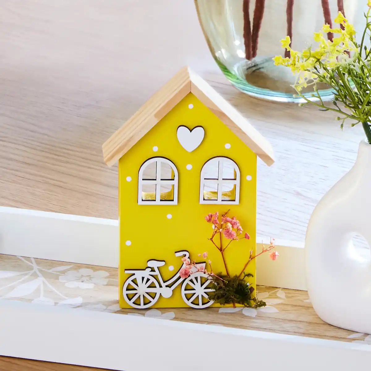 Bild 1 von Deko-Haus stehend, ca. 10x14x3cm