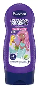 Bübchen Kids 3in1 Shampoo & Duschgel plus Spülung Meereszauber 230ML