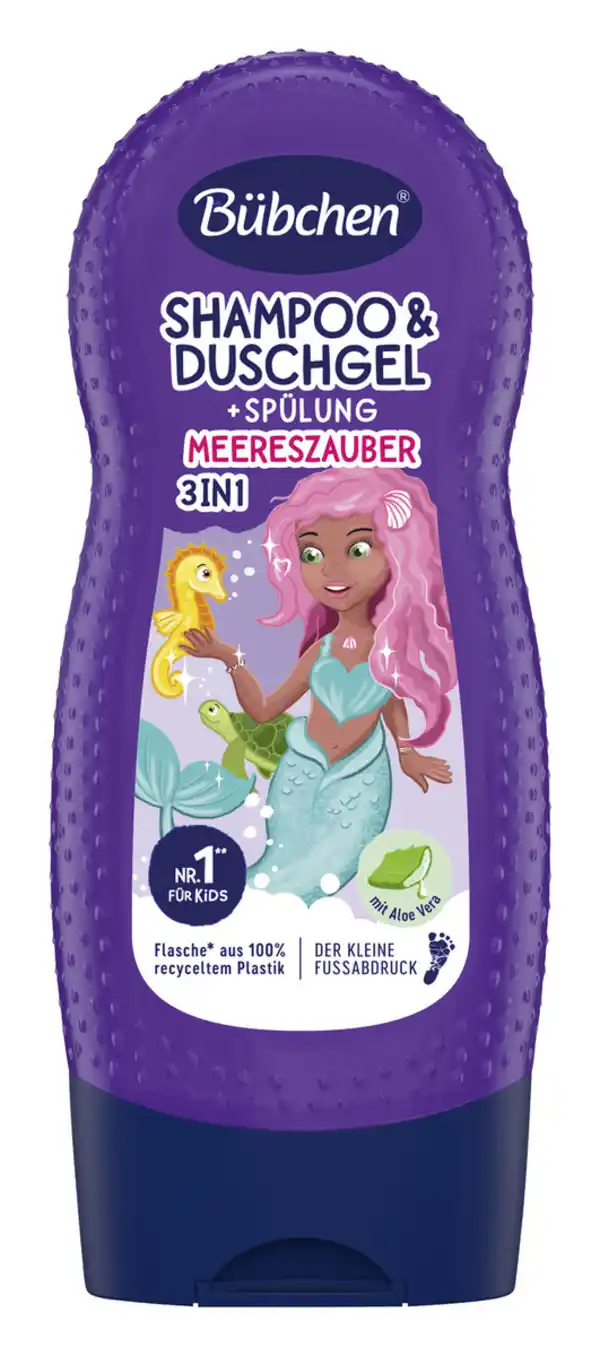 Bild 1 von Bübchen Kids 3in1 Shampoo & Duschgel plus Spülung Meereszauber 230ML