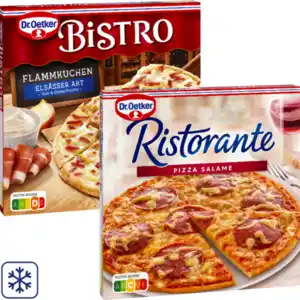 Dr. Oetker Ristorante Pizza, Piccola oder Bistro Flammkuchen