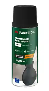 PARKSIDE® Buntlack Schwarz glänzend, 400-ml-Sprühdose