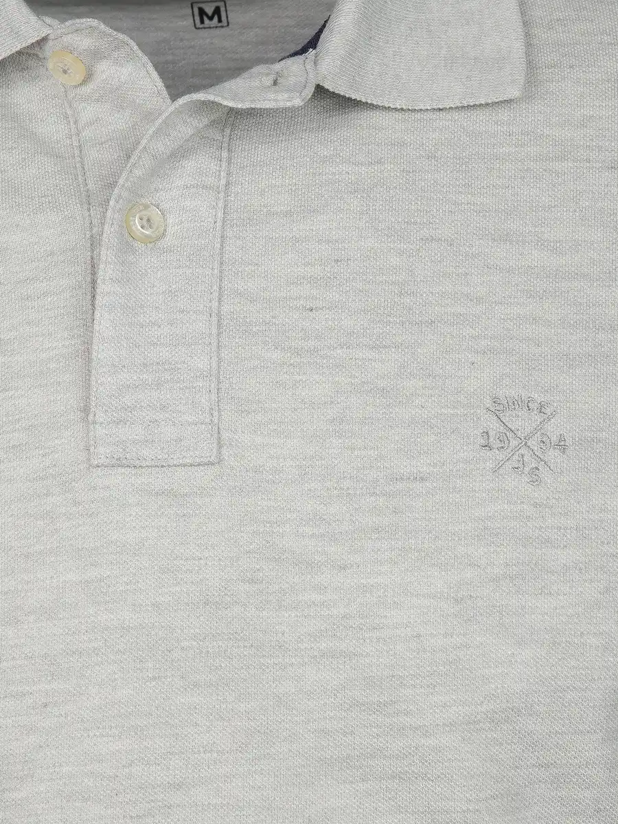 Bild 3 von Herren Poloshirt Silber