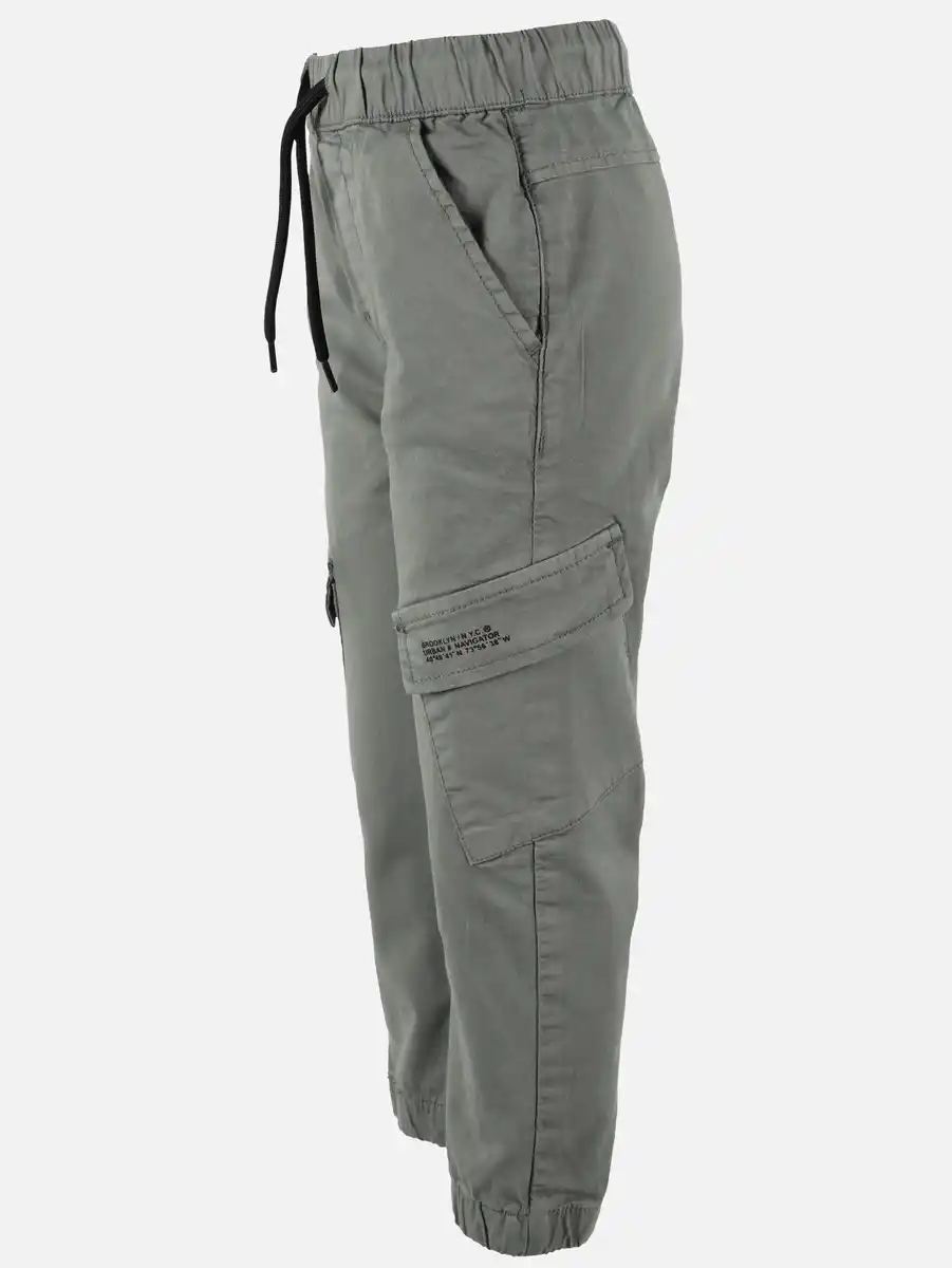 Bild 3 von Jungen Cargohose mit Gummizug Oliv