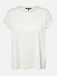 Vero Moda VMAVA PLAIN SS TOP GA Shirt Weiß