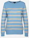 Bild 1 von Damen Pullover mit Streifen Blau