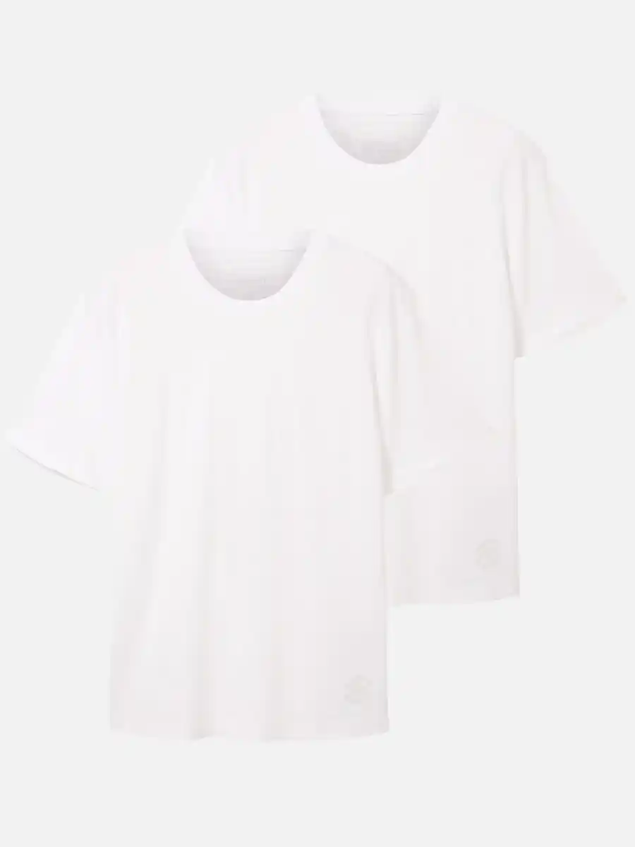 Bild 1 von Herren T-Shirt 2er Pack Weiß