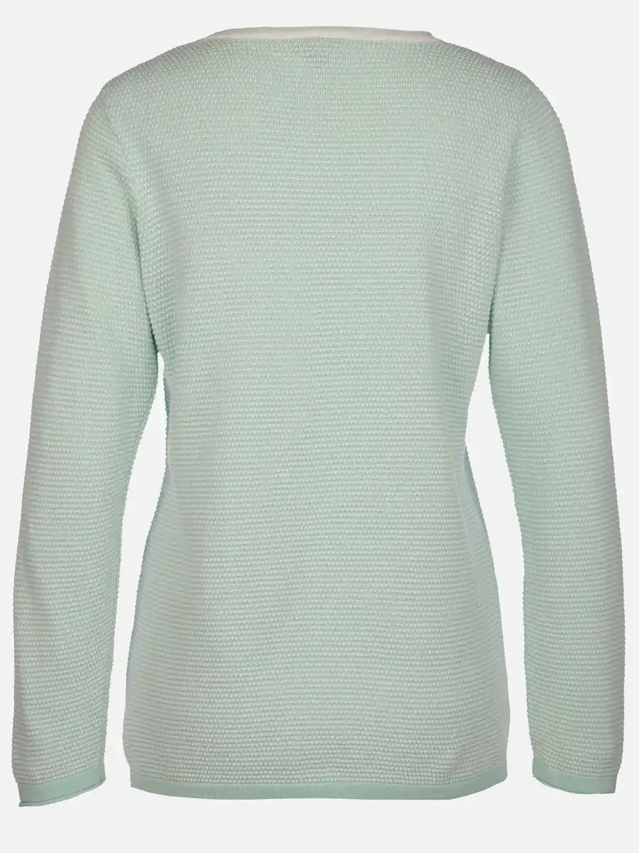 Bild 2 von Damen Pullover mit Struktur Blau