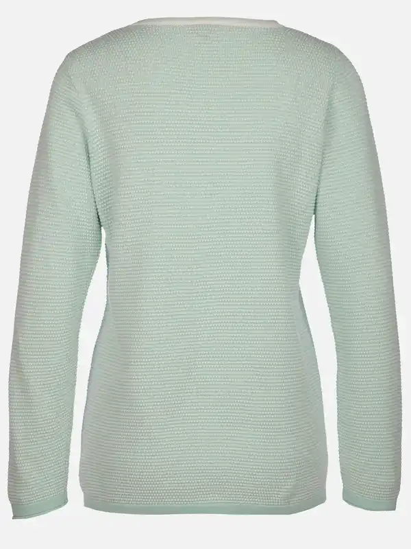 Bild 2 von Damen Pullover mit Struktur Blau