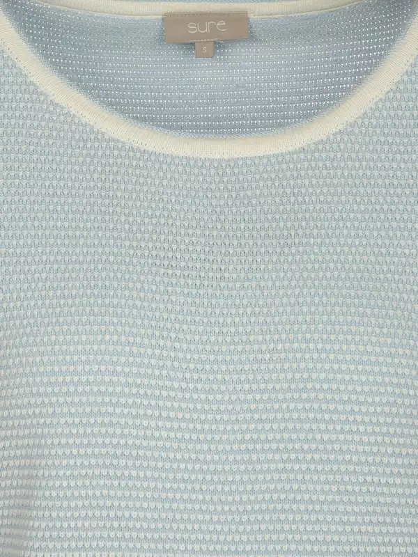 Bild 3 von Damen Pullover mit Struktur Blau