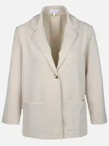 Damen Sweatblazer Beige