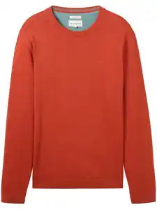 Tom Tailor Herren Pullover Orange