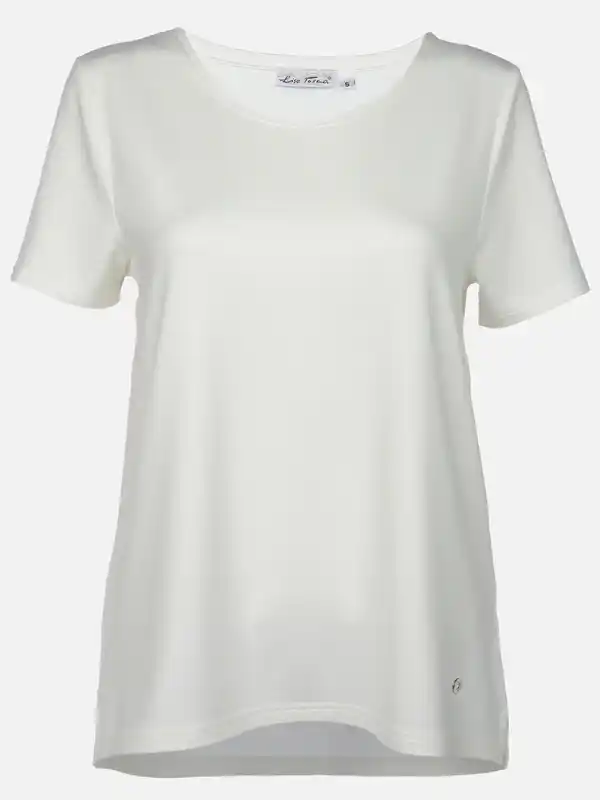 Bild 1 von Damen Basic T-Shirt Weiß