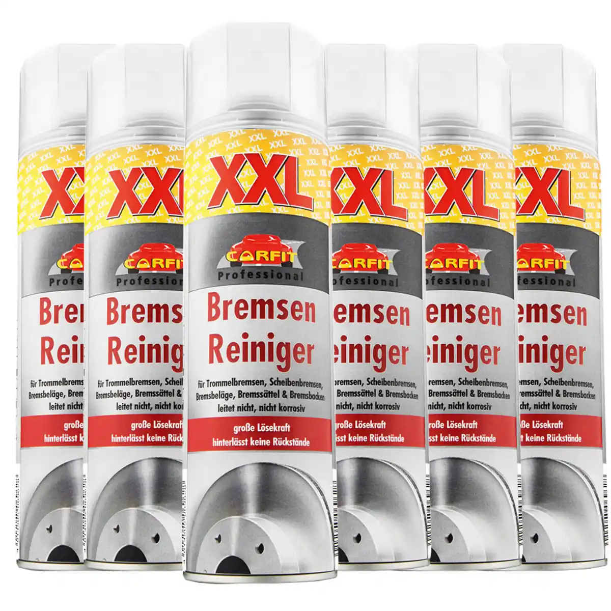 Bild 1 von XXL Bremsenreiniger - 6-er Set