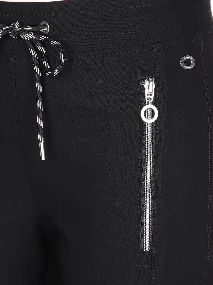Bild 4 von Damen Hose mit Komfortbund Schwarz