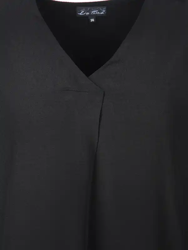 Bild 3 von Damen Crepe Bluse Schwarz