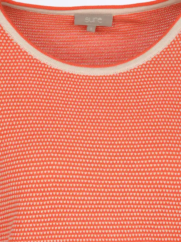 Bild 3 von Damen Pullover mit Struktur Orange