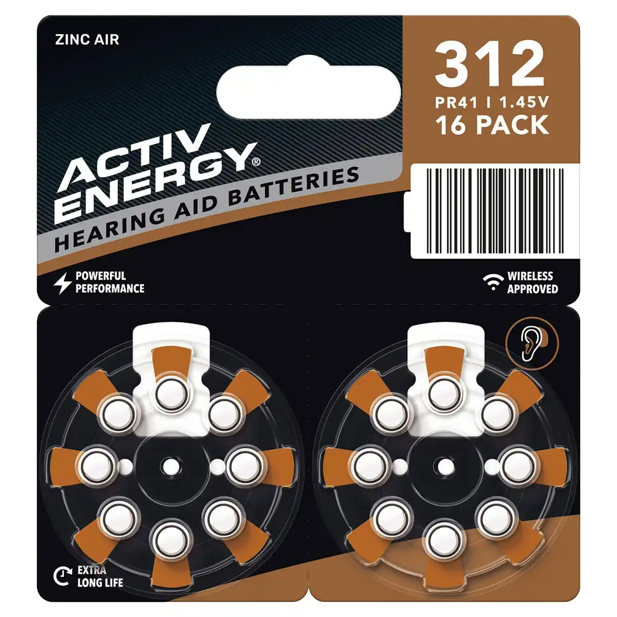 Bild 1 von ACTIV ENERGY Hörgerätebatterien