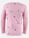 Bild 2 von Mädchen Longsleeve mit Schmetterlingen Rosa