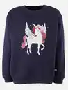 Bild 1 von Mädchen Sweatshirt mit Einhornmotiv Marine