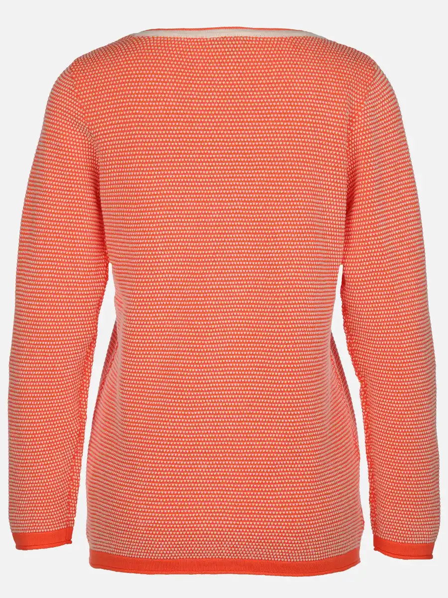 Bild 2 von Damen Pullover mit Struktur Orange