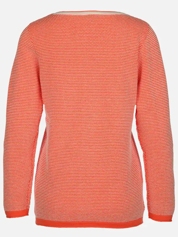 Bild 2 von Damen Pullover mit Struktur Orange