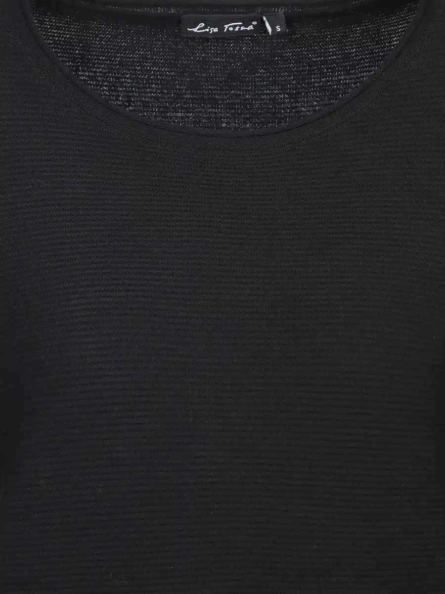 Bild 3 von Damen Strukturpullover Schwarz