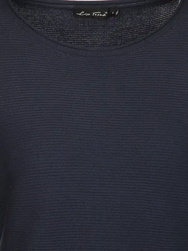 Bild 3 von Damen Struktur Pullover Marine