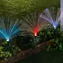 Bild 2 von LED-Solar-Gartendeko, Leuchtblume - 3er-Set