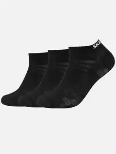 Damen Socken Sneaker im 3er Pack Schwarz