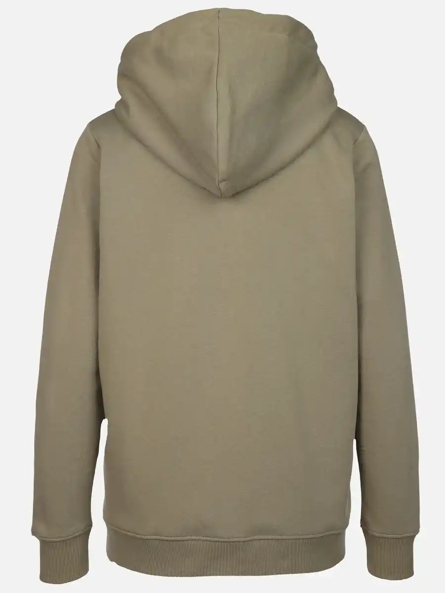 Bild 2 von Damen Sweatcardigan mit Kapuze Oliv