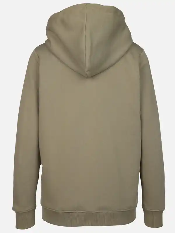 Bild 2 von Damen Sweatcardigan mit Kapuze Oliv