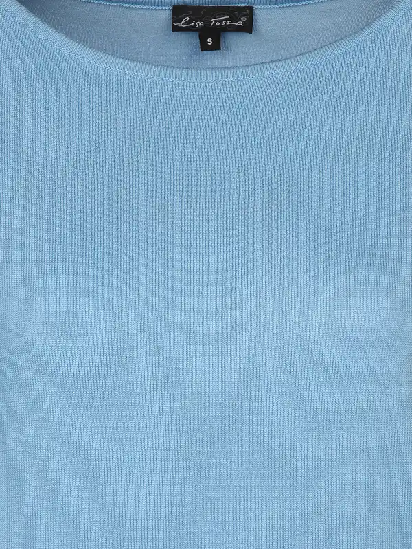Bild 3 von Damen Leichtpullover mit rundem Ausschnitt Blau