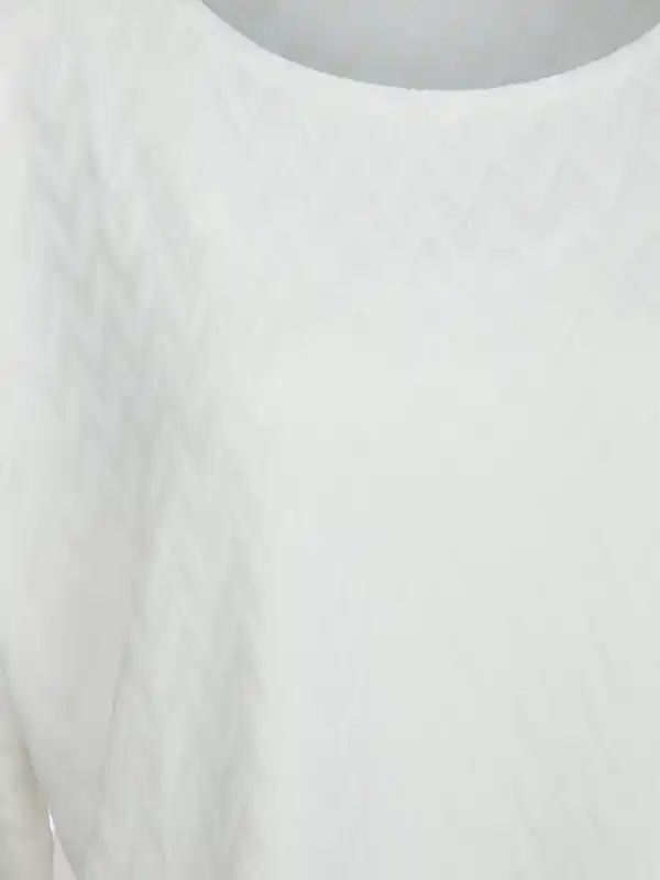 Bild 3 von Damen Jaquard Shirt Weiß