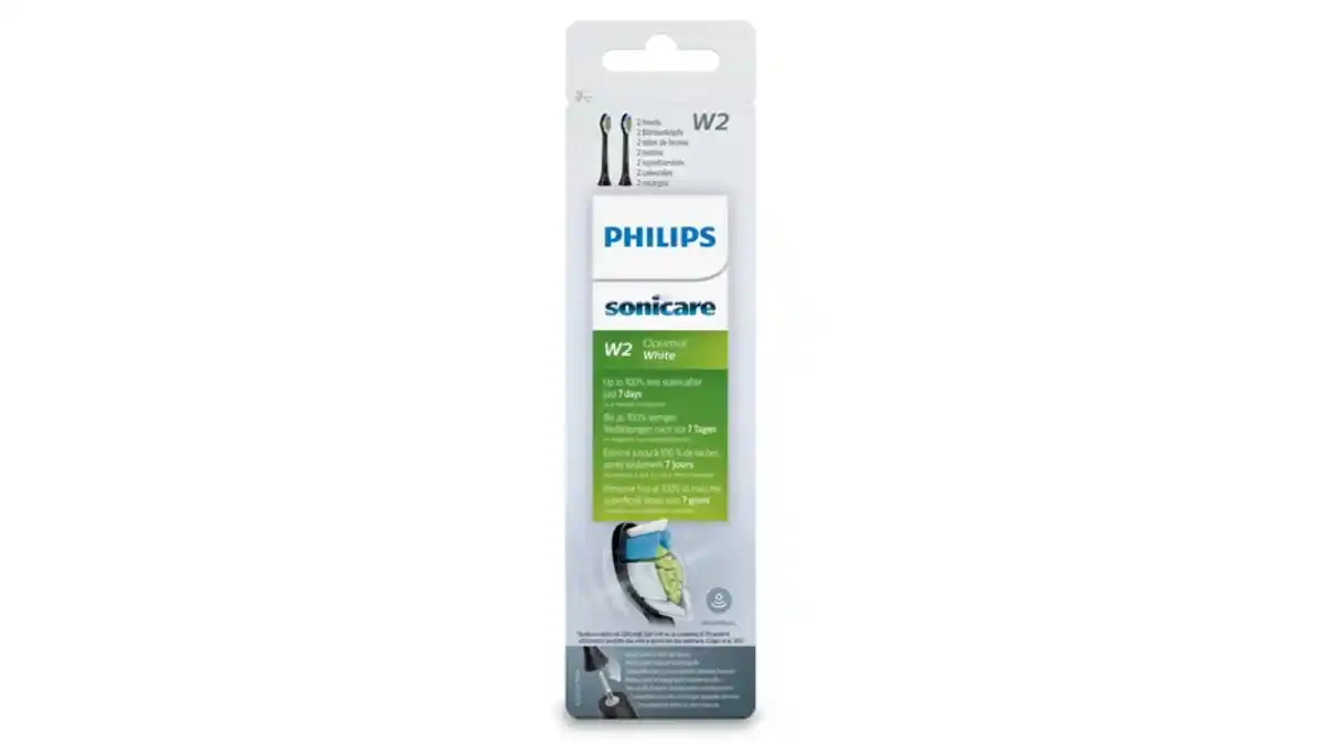 Bild 1 von PHILIPS Sonicare W2 Optimal White Bürstenköpfe, schwarz