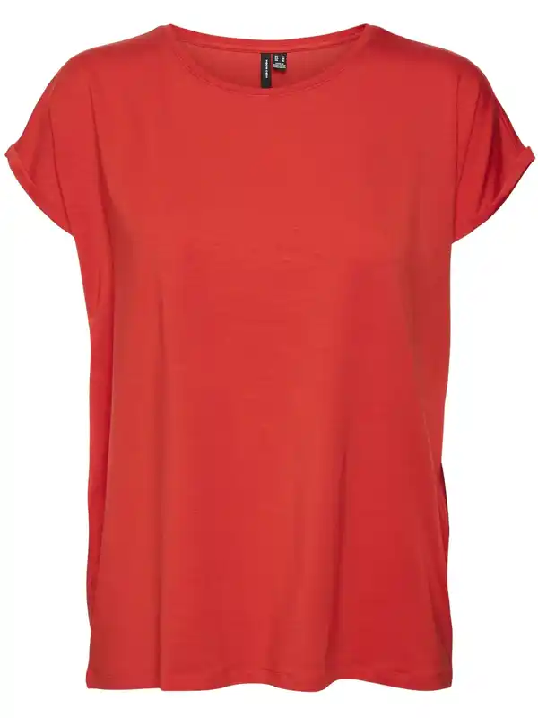 Bild 1 von Vero Moda VMAVA PLAIN SS TOP GA Shirt Rot