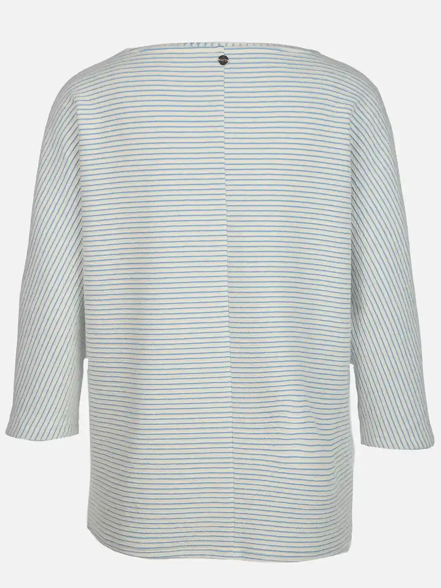 Bild 2 von Damen Sweatshirt mit 3/4 langen Ärmeln Weiß