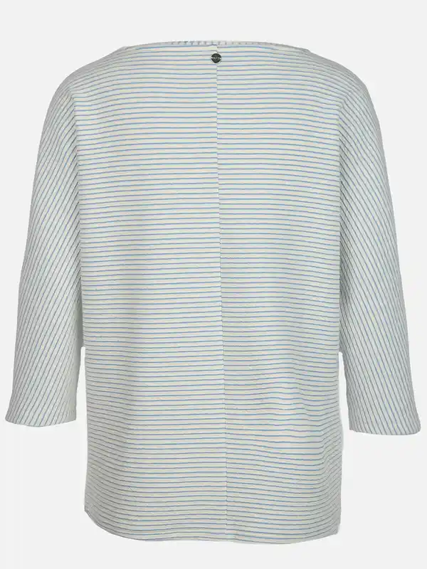 Bild 2 von Damen Sweatshirt mit 3/4 langen Ärmeln Weiß