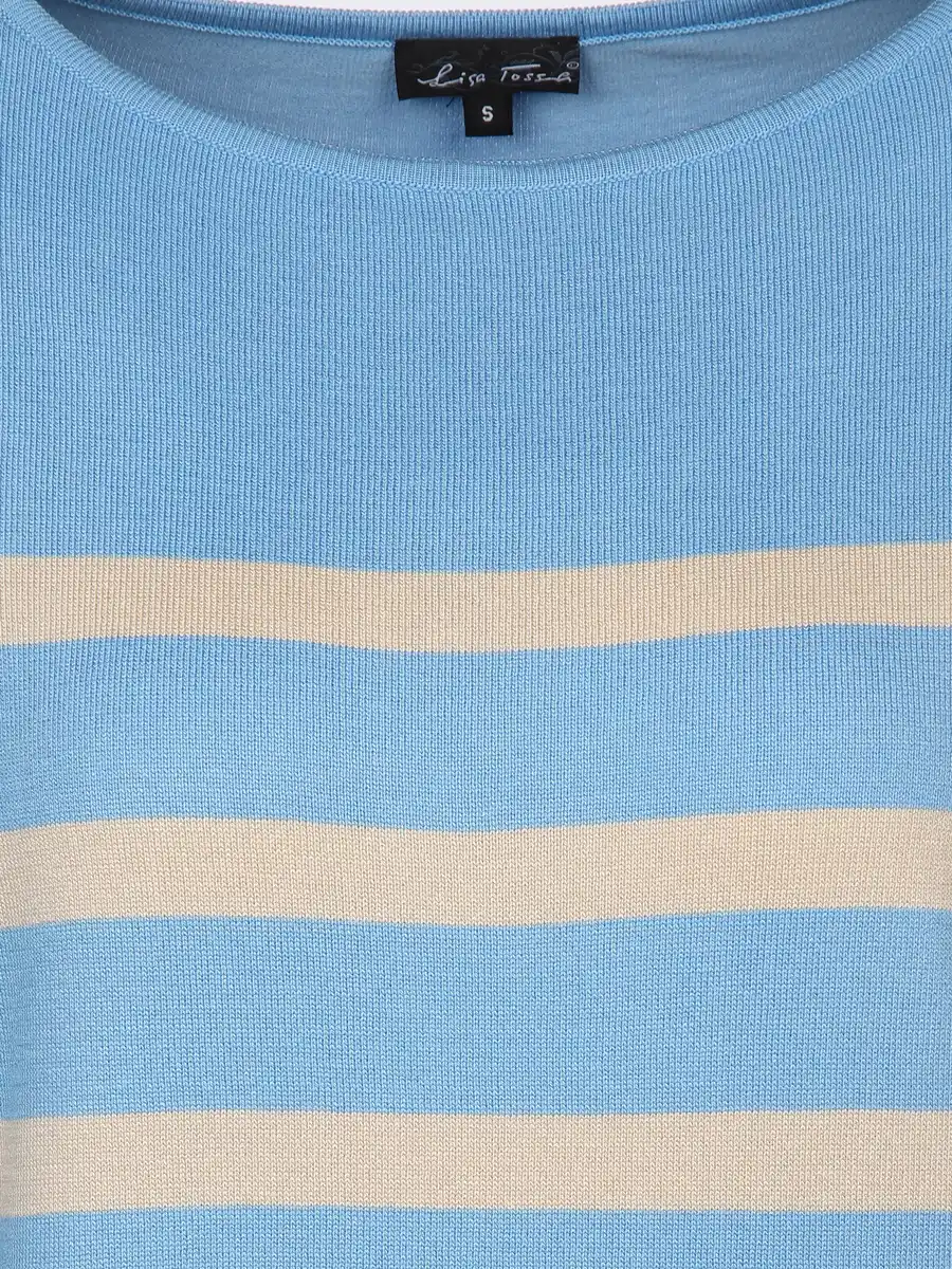 Bild 3 von Damen Pullover mit Streifen Blau