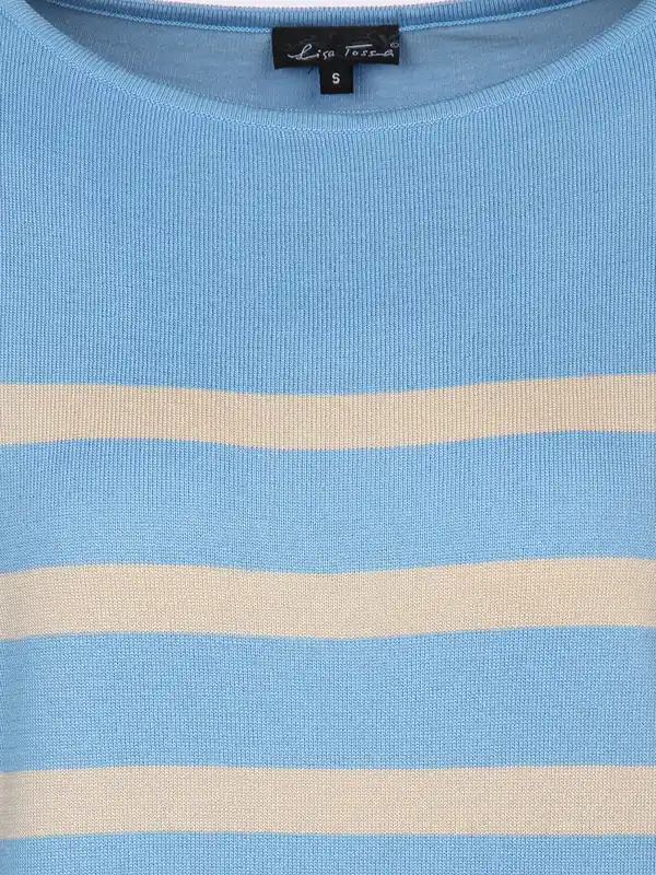 Bild 3 von Damen Pullover mit Streifen Blau