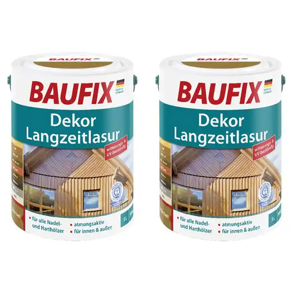 Bild 1 von Dekor-Langzeitlasur, Pinie 5 L 2er Set