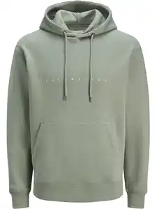 Jack&Jones 12233972 JJESTAR JJ SWEAT HOOD Hoodie Grün