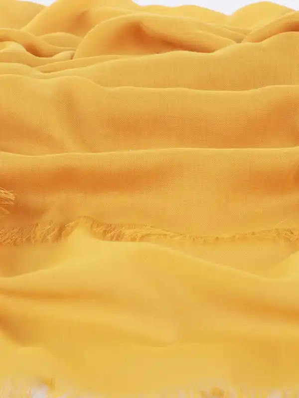 Bild 2 von Damen Schal mit Fransen Gelb