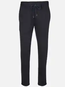 Herren Jerseyhose in Waffeloptik Blau